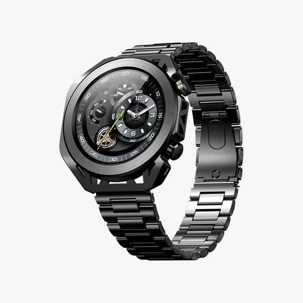 oraimo Watch Pro X 1.43'' Amoled IP68 Smart Watch with 2 Replaceable Watch Cases & Straps Up to 12-Day Usage Time Anti-scratch Panda Glass 2 Extra Replaceable Watch Cases & Straps  IP68 Waterproof