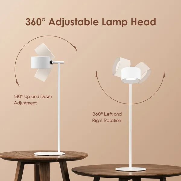 oraimo SmartLamp Flex 4.5W Table Lamp  Magnetic Lamp Head 3 Color Temperature Settings  360° Adjustable Lamp Head