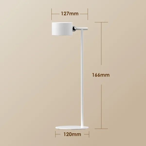 oraimo SmartLamp Flex 4.5W Table Lamp  Magnetic Lamp Head 3 Color Temperature Settings  360° Adjustable Lamp Head