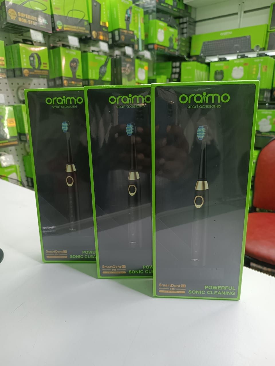 oraimo SmartDent C2 Smart Electric Toothbrush 5 Smart Brushing Modes One Charge for 30 Days  Soft DuPont Bristles 2 Minutes - Smart Timer