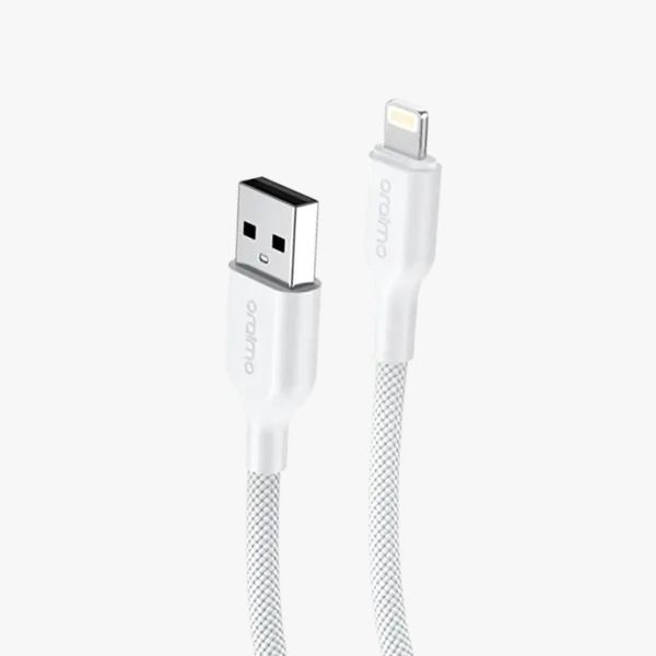 oraimo Braid cable 2.4A Fast Charging 1M Lightning Cable 2.4A Max Fast Charging USB-A to Lightning Transfer rate: Up to 480Mbps