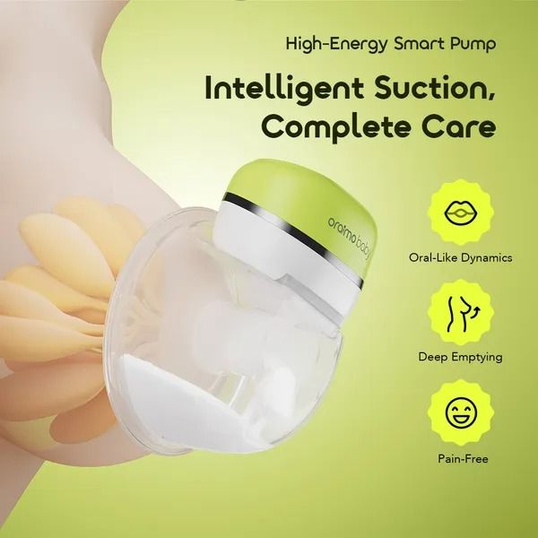 oraimo FreePump Electric Comfortable Wearable Breast Pump Energy Efficient Bpa free Oraimo FreePump Wearable Electric Breast Pump. Hands-Free & Cordless design fits in your bra