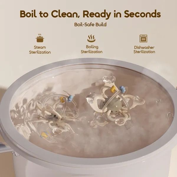 oraimo TinyChew Baby Teething Manhattan Ball Toy  Easy To Grip Feeding Friendly Size Food Grade Silicone  High Temperature Resistant