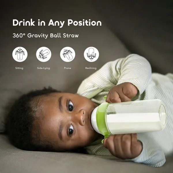 oraimo PureDrink 300 300ml PPSU Baby Bottle  PPSU Material Air Expelling Nipple Design  Easy to Clean Bpa Free
