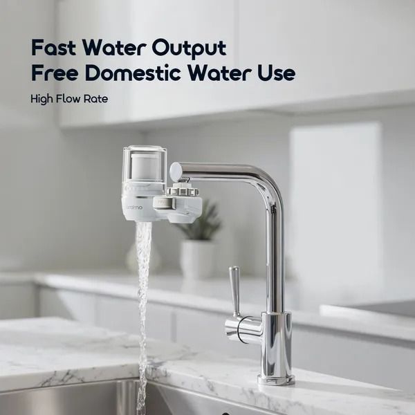 oraimo CleanSip Multi-Layer Faucet Mount Water Filtration System 100L Filtration Capacity  One Touch Purification  Quick Setup