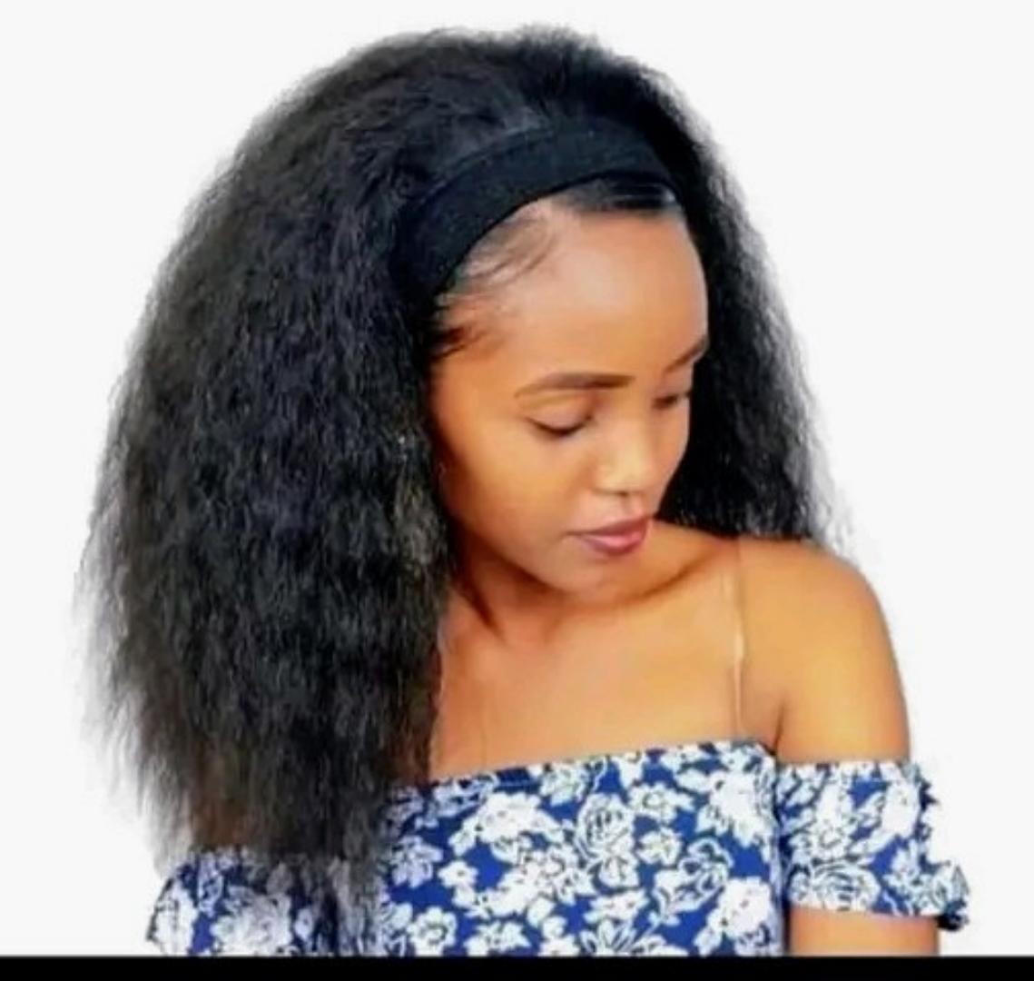 fashion soft and fluffy head band wig