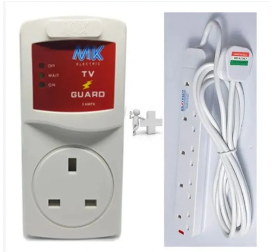 TV/DVD Guard Surge Suppressor Power Protection Against Voltage Fluctuations Tv guard tv protection tv Guard + FREE EXTENSION