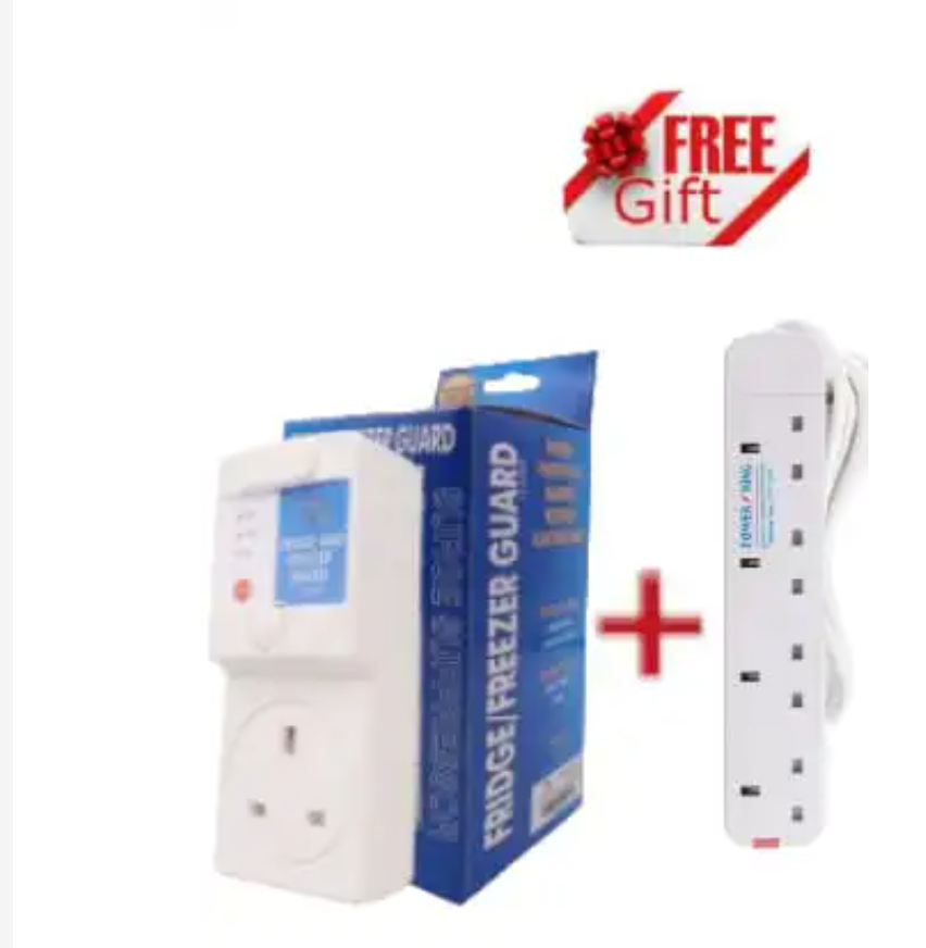 FK fridge guard + free 4 way extension,original surge protector fridge guard for fridges and other home equipments