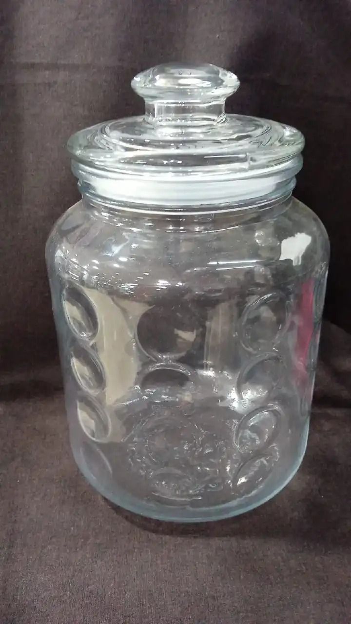 Storage Glass Jars With Air Tight Lids 2 L kitchen and dinning appliance