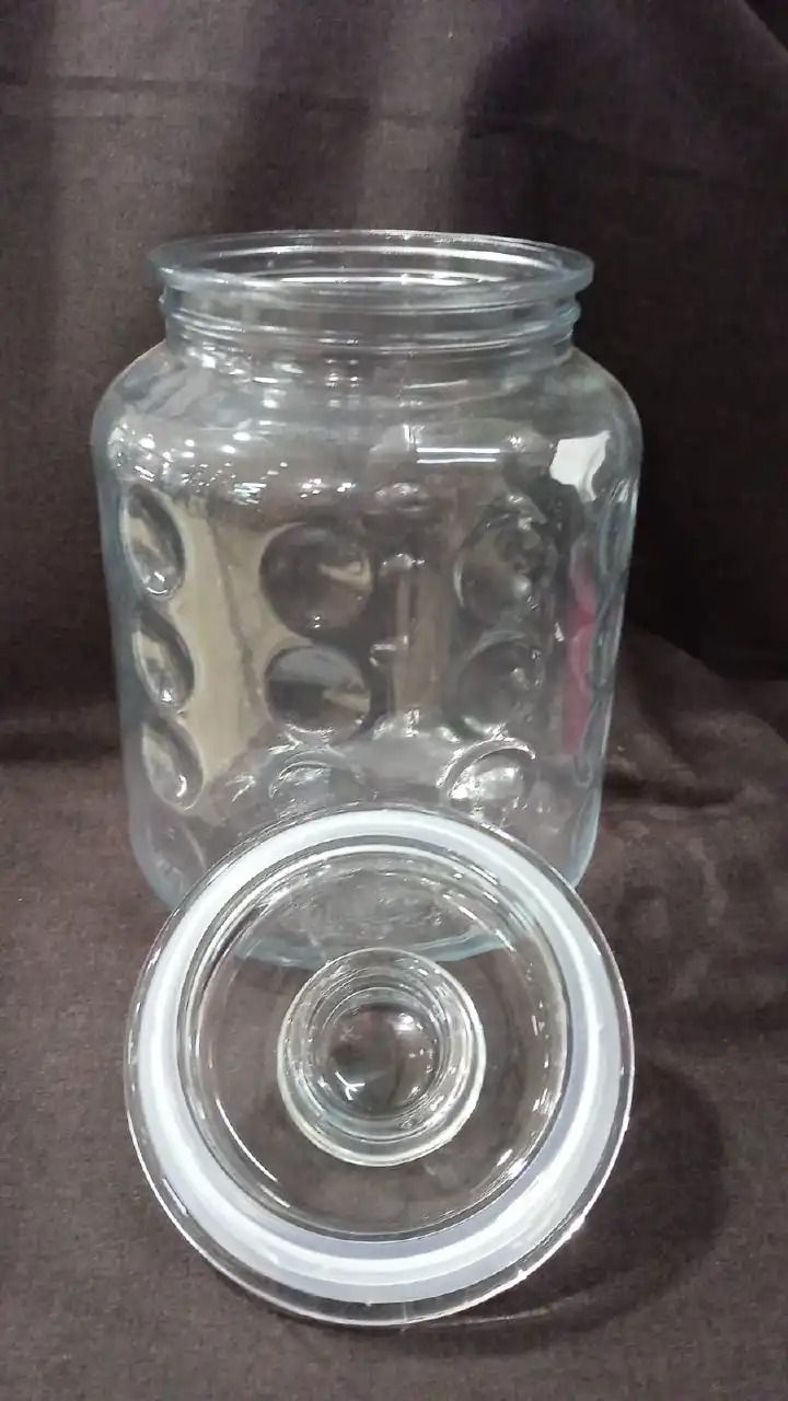Storage Glass Jars With Air Tight Lids 2 L kitchen and dinning appliance