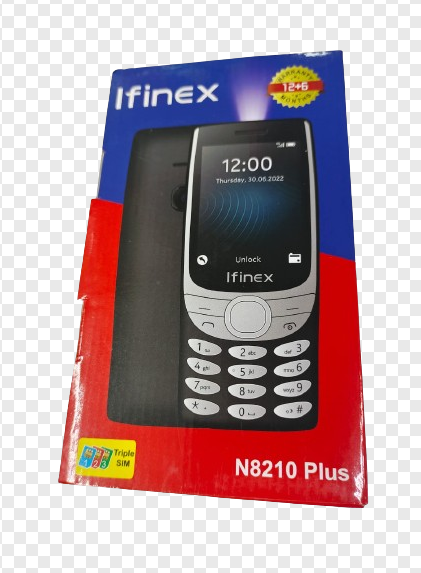 IFINEX N8210 PLUS TRIPPLE SIM-THREE SIM CARD SLOT FEATURE PHONE/KABAMBE/MULIKA MWIZI/BATTON PHONE WIRELESS FM RADIO, STRONG BATTERY 3240 MAH,CAMERA, BIG TORCH 2.8'' SCREEN DISPLAY