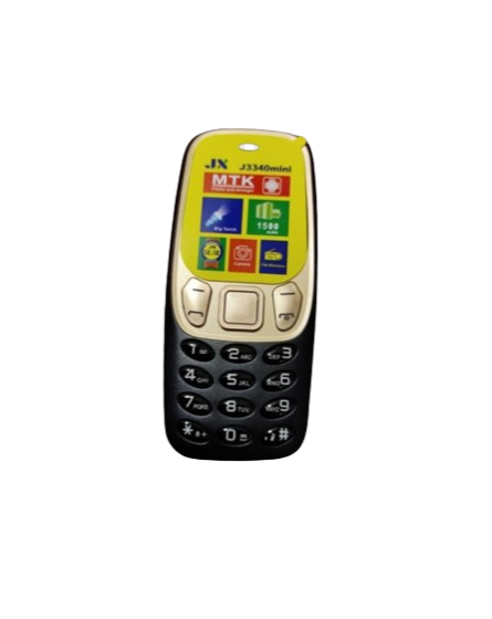 JX J3340 MINI SMALL SIZE MOBILE PHONE KABAMBE/KATULULU/MULIKA MWIZI/FEATURE PHONE BIG TORCH,FM WIRELESS, BATTERY 1500MAH, 1.44" SCREEN DISPLAY