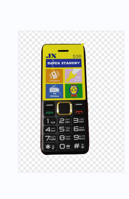 JX S30 DUAL SIM CARD KABAMBE/MULIKA MWIZI/BATTON/FEATURE PHONE WITH FM WIRELESS BATTERY 1500MAH TORCH LIGHT, 1.77" SCREEN DISPLAY.