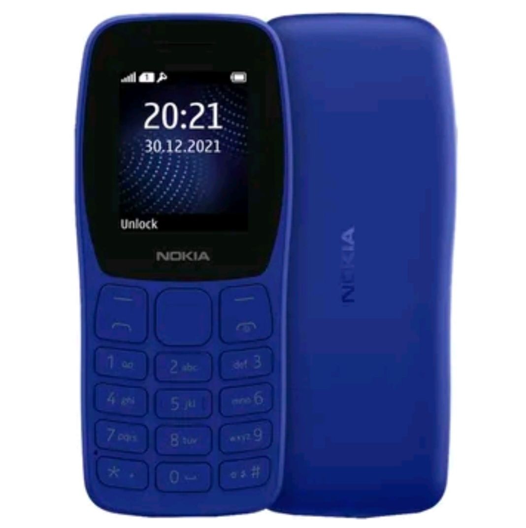 ORIGINAL NOKIA 105 ON OFFER DUAL SIM,FM RADIO,BIG TORCH,SCREEN SIZE 1.77", CAMERA, KABAMBE/KATULULU/BUTTON/FEATURE PHONE, 2000 CONTACTS, 500 SMS.