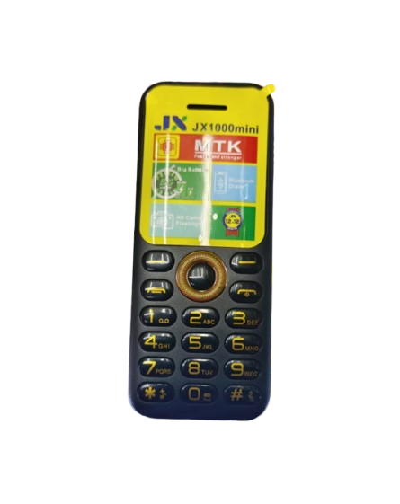 JX 1000MINI SMALL SIZE PHONE, BIG TORCH, FM WIRELESS,1.44'' SCREEN, BATTERY 1500MAH KABAMBE/KATULULU/MULIKA MWIZI/FEATURE PHONE/BUTTON MOBILE PHONE.