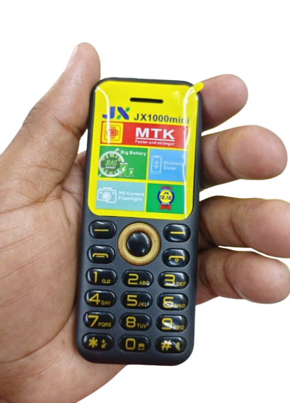 JX 1000MINI SMALL SIZE PHONE, BIG TORCH, FM WIRELESS,1.44'' SCREEN, BATTERY 1500MAH KABAMBE/KATULULU/MULIKA MWIZI/FEATURE PHONE/BUTTON MOBILE PHONE.