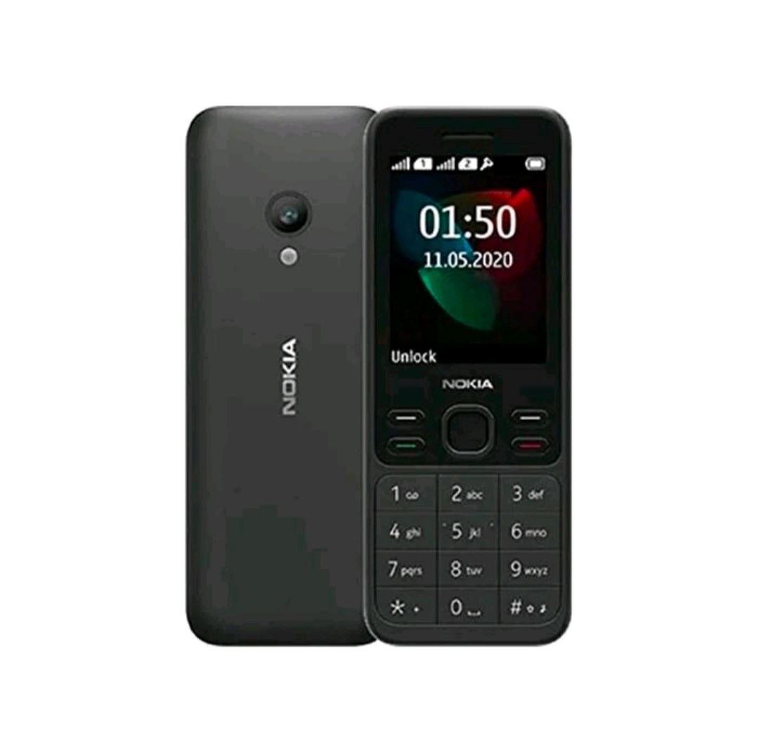 ORIGINAL NOKIA 150 (ON OFFER) DUAL SIM CARD, BATTERY 1020MAH, 2.4" SCREEN DISPLAY, CAMERA, KABAMBE/MULIKA MWIZI/FEATURE PHONE.