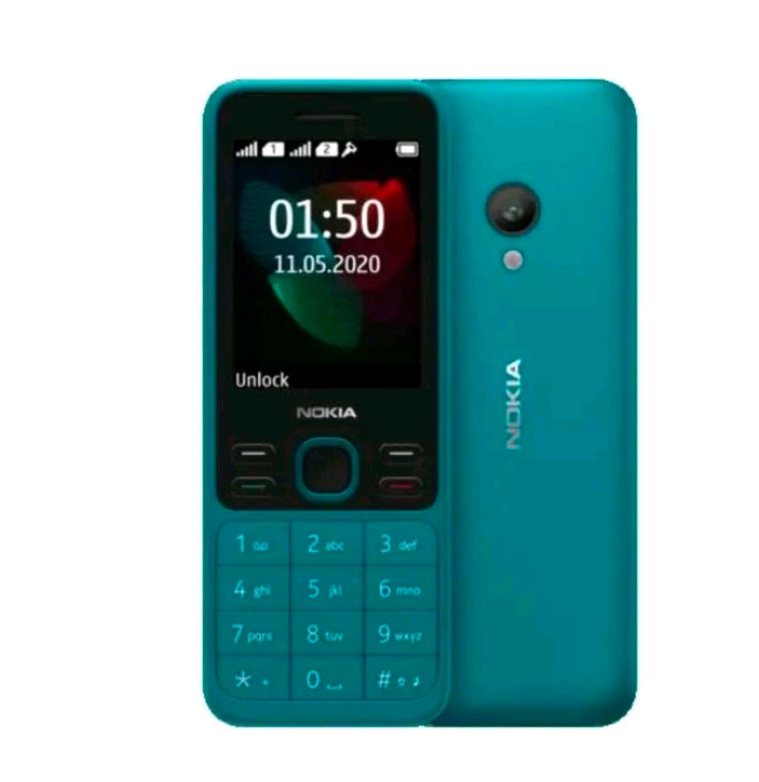 ORIGINAL NOKIA 150 (ON OFFER) DUAL SIM CARD, BATTERY 1020MAH, 2.4" SCREEN DISPLAY, CAMERA, KABAMBE/MULIKA MWIZI/FEATURE PHONE.