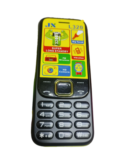 JX L320 WITH BIG BATTERY 3200MAH, DUAL SIM CARD, SCREEN 1.77”, TORCH, FM WIRELESS KABAMBE/KATULULU/MULIKA MWIZI/FEATURE PHONES WITH CHEAP PRICE
