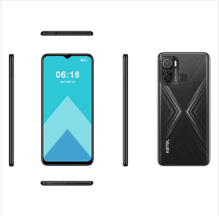 NEW ARRIVAL KGTEL A65 64GB ROM 4GB RAM 6.53" LCD SCREEN 4000MAH DUAL SIM 4G LTE NETWORK 13MP+8MP CAMERA SMARTPHONES DUAL SIM CARD