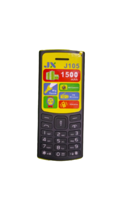 JX J105 NEW ARRIVAL CHEAP KABAMBE/MULIKA MWIZI/KATULULU/FEATURE MOBILE PHONE WITH BIG TORCH,WIRELESS FM, BATTERY 1500 MAH, CAMERA ONE YEAR WARRANTY.
