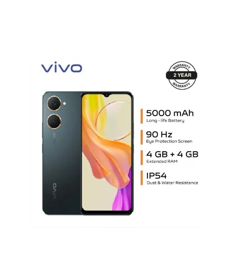 NEW ARRIVAL ON OFFER VIVO Y03 RAM 128GB+ROM 4GB SCREEN DISPLAY 6.56" 90HZ ANDROID 4G BATTERY 5000MAH SMART PHONES WITH 2 YEARS WARRANTY