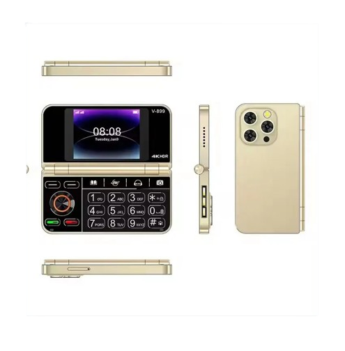 UGBAD U30 PRO FLIP MOBILE PHONE 2 SIM CARD SLOT 3 POWERFULL TORCH BIG BATTERY 2500MAH SCREEN 2.8 HD 0.3 MP CAMERA BLUETOOTH WIRELESS FM MEMORY CARD SUPPORT UP 32GB TYPE C CHARGER KABAMBE/KATULULU
