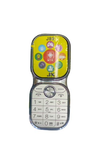 JX J80 NEW ARRIVAL KABAMBE/KATULULU/MULIKA MWIZI MOBILE PHONE FEATURE PHONE WITH UNIQUE SHAPE SCREEN DISPLAY 2'' BATTERY 1200MAH WIRELESS FM DUAL SIM CARD HD CAMERA ONE YEAR WARRANTY