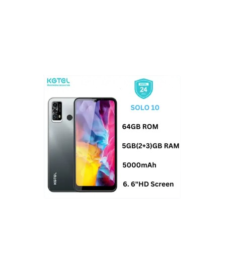 [NEW ARRIVAL] KGTEL SOLO 10 64GB ROM 5GB(2+3)GB RAM BATTERY CAPACITY 5000MAH DUAL SIM 13MP+8MP CAMERA 6.6" SCREEN DISPLAY FINGERPRINT SMART PHONES WITH 1 YEAR WARRANTY CHEAP/AFFORDABLE MOBILE PHONE