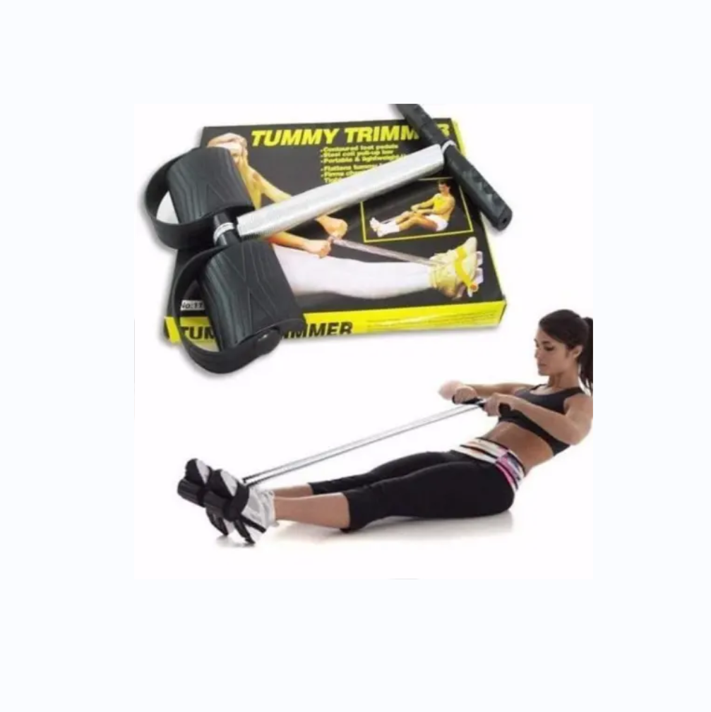 TUMMY TRIMMER SLIMMING TUMMY EXERCISER FOR FAT LOSS AND SLIM WAIST TUMMY TRIMMER FOR SPORTS HOME GYM EASY TO USE TIGHTENS HIPS TUMMY TRIMMER WAIST TRAINER ELASTIC BODYBUILDING FITNESS SLIMMING TRAINER