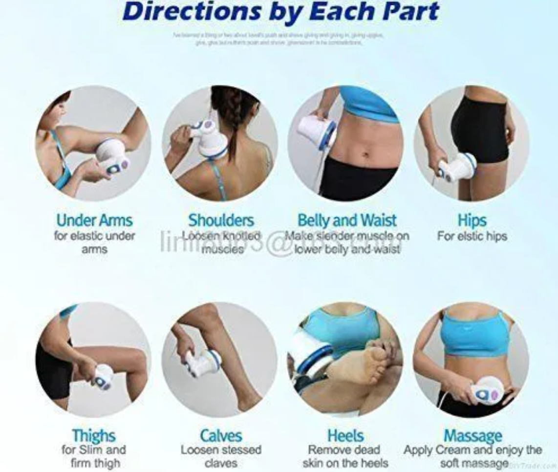 ON OFFER PREMIUM RELAXER AND TONER FULL SLIMMING BODY MASSAGER VIBRATOR FAT REDUCING MACHINE HEALTH CARE MASSAGE, HANDHELD RELAX SPIN TONE MASSAGER AFTER GYM MASSAGE BODY RELAXER