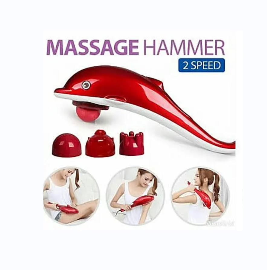DOLPHIN MASSAGER INFRARED HAMMER FULL BODY MASSAGER, ELIMINATES THE FATIGUE RELAX BODY MUSCLES BODY MASSAGE HAMMER HOME GYM PRODUCTS ON OFFER