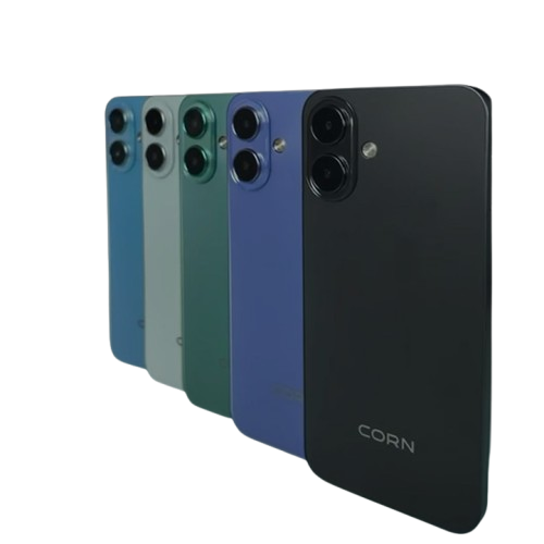 CORN C17 MAX STORAGE 64GB ROM+5GB RAM(2+3 EXTENDED) CAMERA BACK 13MP+FRONT 8MP SCREEN 6.67’’ BATTERY 5000MAH 10W FAST CHARGER TYPE C 3G NETWORK DUAL SPEAKER  SIDE FINGERPRINT SMART PHONE WITH WARRANTY