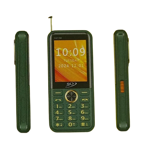 SQ 1280 DUAL SIM FLASH LIGHT SCREEN 3.0’’ WIRELESS FM RADIO VERY BIG BATTERY 8000MAH CAMERA KABAMBE/BUTTON PHONE/MULIKA MWIZI/FEATURED MOBILE PHONE 1 YEAR WARRANTY.