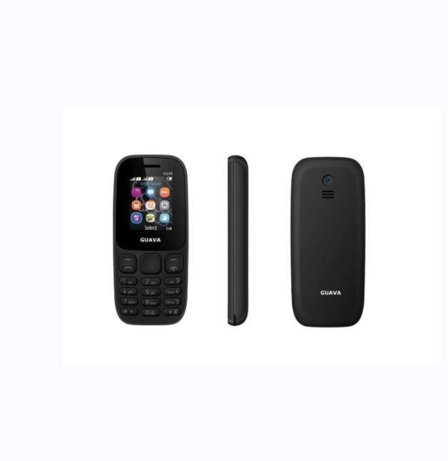 GUAVA G105 AFFORDABLE FEATURE PHONE/KABAMBE/KATULULU/MULIKA MWIZI PHONE 1000MAH BATTERY 1.8-INCH SCREEN DISPLAY DUAL SIM BLUETOOTH, FM WIRELESS MP3, AND MP4 PLAYERS POWERFULL TOUCH AND CAMERA