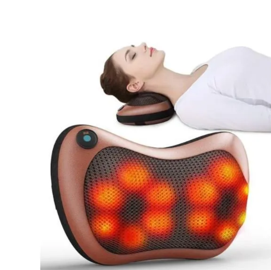 SEAT MASSAGER PILLOW MASSAGER BACK MASSAGER RELAX NECK SHOULDER PAIN BACK HOME/CAR ELECTRIC BODY MASSAGER