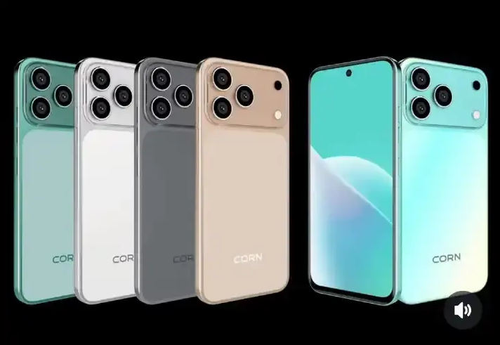 CORN MEGA 100 MAX 6.67"HD 64GB ROM 5(2+3)GB RAM STRONG BATTERY 5000MAH DUAL SIM CARD SMART PHONES SIDE-MOUNTED FINGERPRINT FACE UNLOCK,13MP AI CAMERA FRONT 8MP SELFIE REAR 13MP TYPE C CHARGER