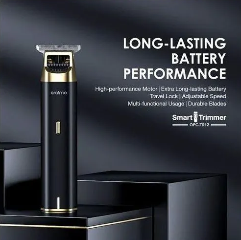 ORAIMO OPC-TR12 SMART HAIR TRIMMER 2 -HIGH-PERFORMANCE MOTOR LONG-LASTING BATTERY ADJUSTABLE SPEED MULTI-FUNCTIONAL USAGE TRAVEL LOCK DURABLE BLADES CLIPPERS/SHAVERS ORAIMO KINYOZI SHAVING MACHINE