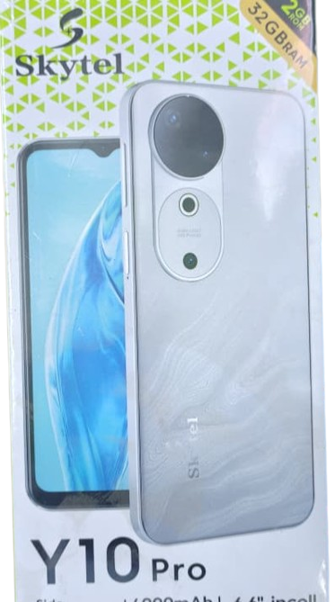 [NEW ARRIVAL] SKYTEL Y10 PRO STORAGE 32GB ROM+2GB RAM CAMERA 2MP/8MP BATTERY 4000MAH SCREEN 6.6’’ TYPE C FAST CHARGE ANDROID 11 SIDE FINGERPRINT UNLOCKING CHEAP SMART PHONE 1 YEAR WARRANTY ON OFFER