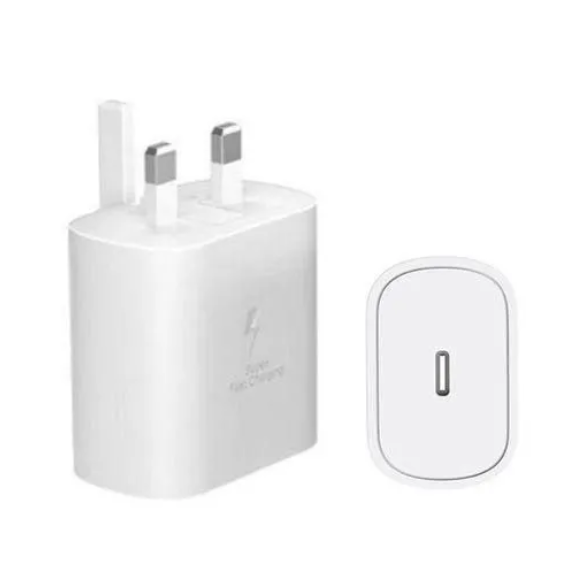 ORIGINAL SAMSUNG 25W USB TYPE-C TO C SUPER PD FAST CHARGING ADAPTER 25 WATTS CHARGER