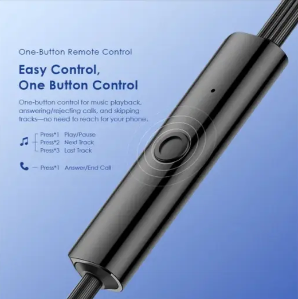 ORAIMO SUPERIOR DEEP BASS CONCH 2 NEO OEP-320S 3.5MM IN-EAR EARPHONE FREQUENCY HAS COMFORTABLE EAR TIPS STYLISH DESIGN AND IMPROVED DURABILITY ONE BUTTON REMOTE CONTROL ORIGINAL ORAIMO EARPHONE