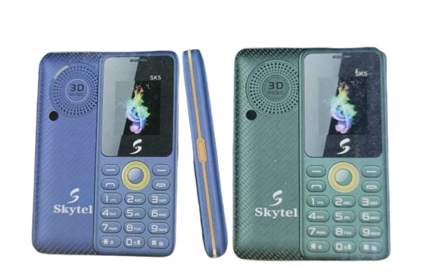 SKYTEL SK5 DUAL SIM CARD BATTERY 1150MAH SCREEN 1.77’’ VIBRATION TORCH LIGHT KABAMBE/BUTTON MOBILE PHONE MULIKA MWIZI/KATULULU PHONE WITH WARRANTY TYPE C CHARGER ON OFFER
