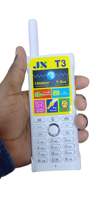 JX T3 SCREEN 2.4’’ BATTERY 4000MAH VIBRATION FM WIRELESS BIG TORCH LIGHTHD CAMERA KABAMBE/MULIKA MWIZI/BUTTON MOBILE PHONE AERIAL PHONE 1 YEAR WARRANTY ON OFFER