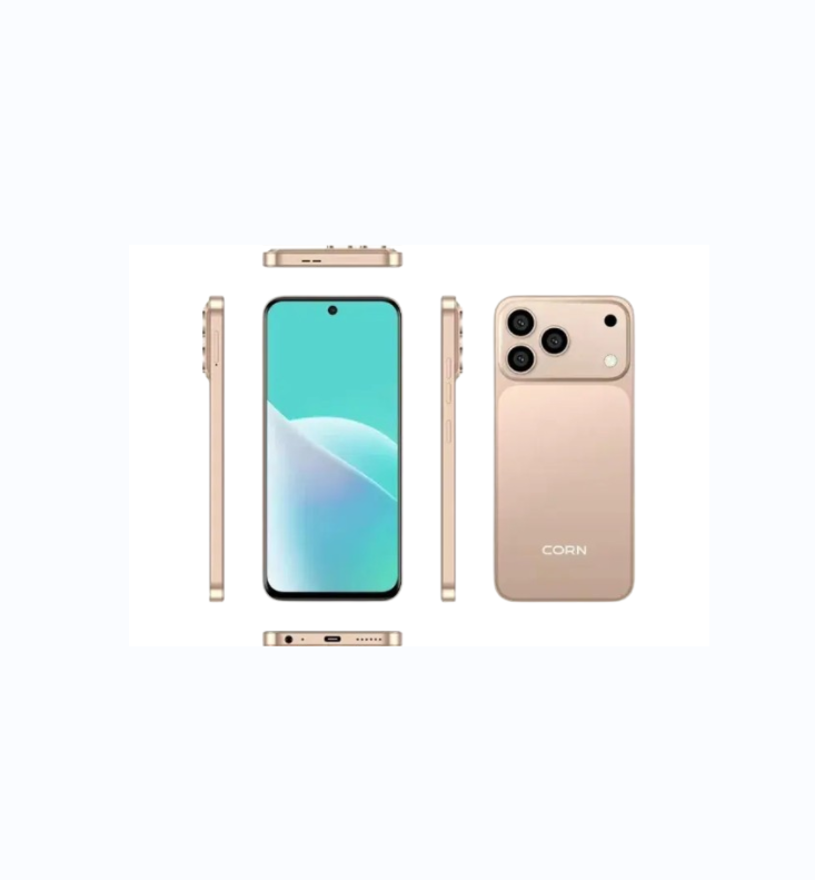 CORN MEGA 100 MAX 6.67"HD 64GB ROM 5(2+3)GB RAM STRONG BATTERY 5000MAH DUAL SIM CARD SMART PHONES SIDE-MOUNTED FINGERPRINT FACE UNLOCK,13MP AI CAMERA FRONT 8MP SELFIE REAR 13MP TYPE C CHARGER