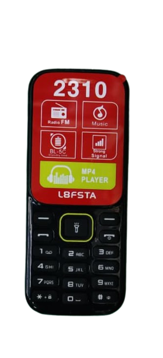 L8FSTA 2310 BATTERY 1050MAH SCREEN DISPLAY 1.77’’ DUAL SIM CARD WIRELESS FM RADIO TORCH KABAMBE KATULULU MULIKA MWIZI BUTTON MOBILE PHONE ON OFFER
