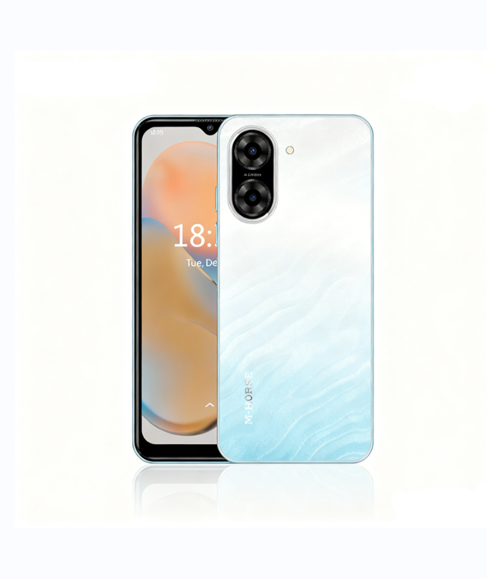 [NEW ARRIVAL] SMART PHONE M-HORSE A5 64GB ROM+4GB RAM SIDE FINGERPRINT 6.6’’ HD+INCELL WATERDROP SCREEN BATTERY 5000MAH 5MP FRONT+8MP REAR AI CAMERA FACE ID USB TYPE C ON OFFER