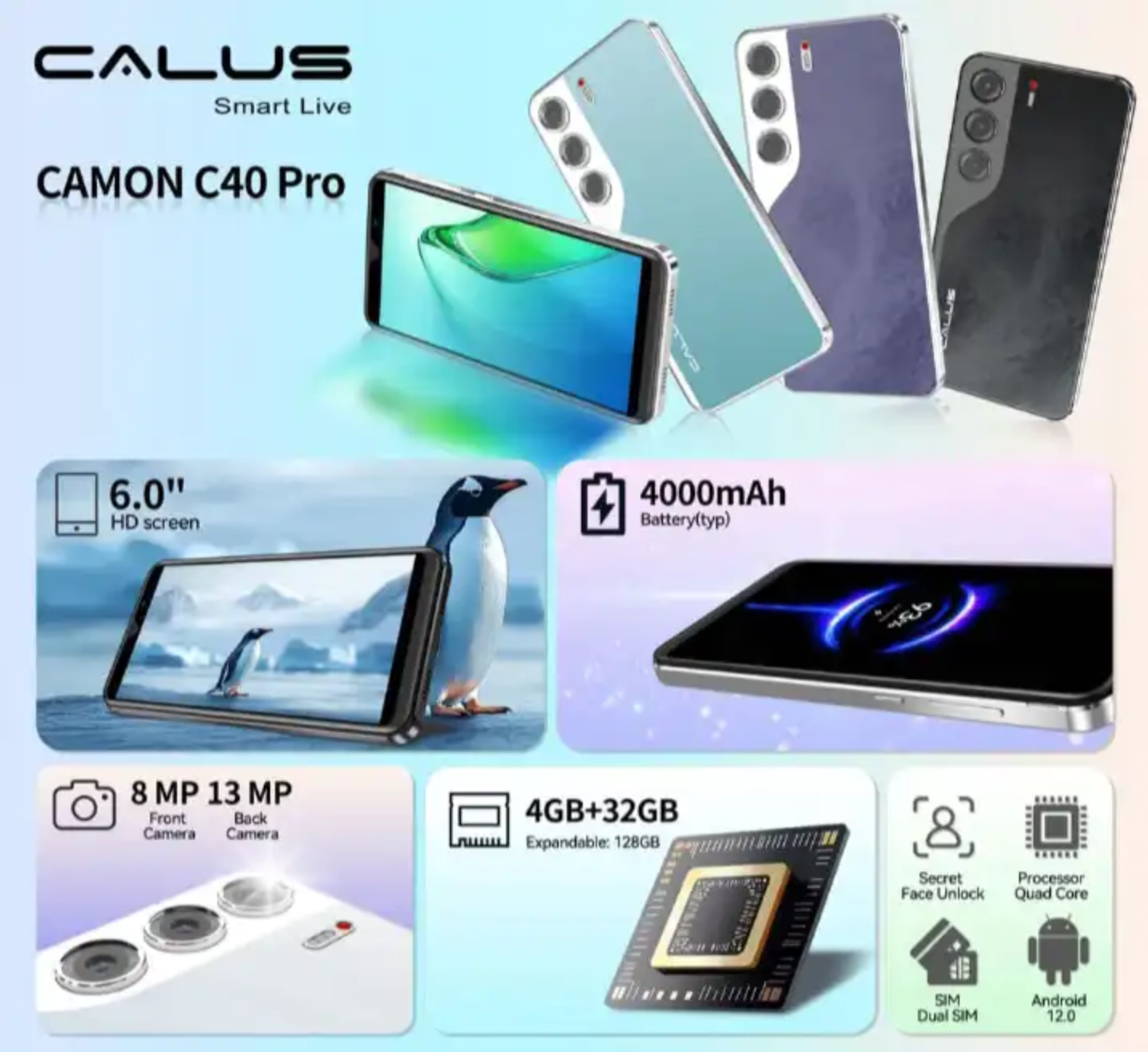Best price for [NEW ARRIVAL] CALUS CAMON C40 PRO STORAGE 32GB ROM+4GB ...