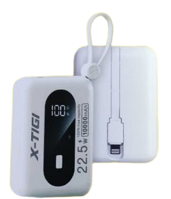 X-TIGI SP101 POWER BANK 10000MAH FAST CHARGING 1 YEAR WARRANTY 22.5W RECHARGEABLE POWER BANK