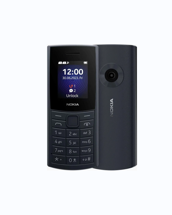 [NEW ARRIVAL] BRAND NEW ORIGINAL NOKIA 110 HMD WIRELESS FM RADIO REAR CAMERA SCREEN 1.8’’ LED TORCH DUAL SIM MP3 PLAYER KABAMBE BUTTON PHONE