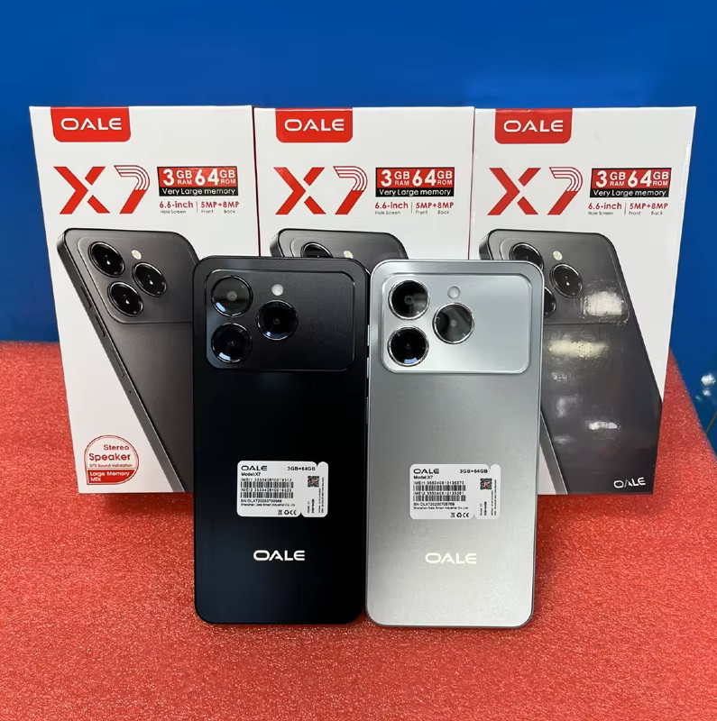 [NEW ARRIVAL] OALE X7 64GB ROM+3GB RAM LARGE MEMORY SCREEN 6.6’’ CAMERA 8MP BACK+5MP FRONT FINGERPRINT ANDROID 13 HIGH CAPACITY BATTERY 5075 MAH BRAND NEW SMART PHONES
